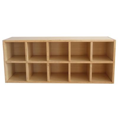 China Contemporary Double Layer Modern Modern Apartment Wooden Children's Shoe Cabinets for sale