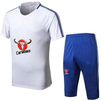 China Shirts & Tops Football Training Uniform Soccer Game Set Jersey Pants Thailand Quality for sale