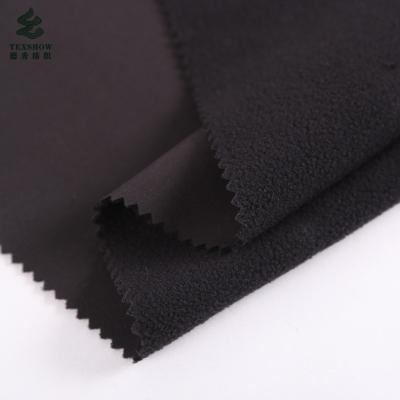 China Waterproof 3 Layer Twill Polyester Laminate PTFE Shear Waterproof Breathable Softshell Police Jacket Suits Fabric for sale