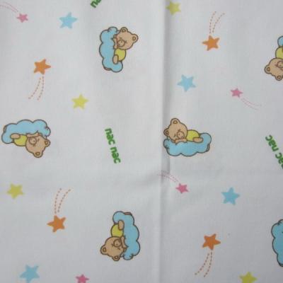 China Antistatic 100% polyester printed andTPU membrane laminated knitting fabric/baby each urine protection cloth for sale