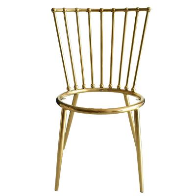 China Dining chair hardware rack Safety Low MOQ Customize Chair Painted Rust Proof Chair Metal Frame Home Furniture Accessories for sale