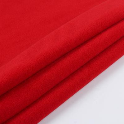 China Sueded Factory Supplier Plain Soft Dty Brushed Fleece Antipilling Fabric For Baby Blankets for sale