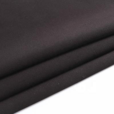 China Beautifical Plain Stretch Dye Rayon Nylon Spandex Refined NR Ponte Roma For Knitting Fabric 400gsm for sale