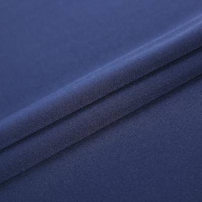 China Sustainable Navy All Polyester Thick French Terry Twill Fabric Fabric for sale