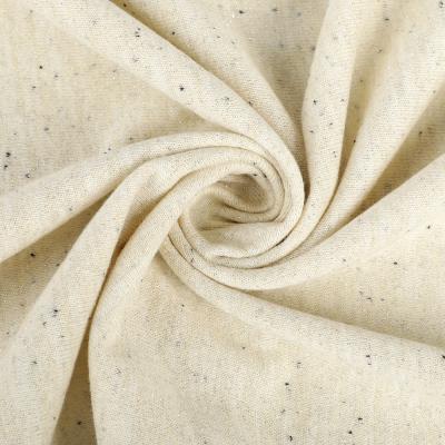 China Sustainable Wholesale COTTON POLY WITH Y/D NYLON FRENCH TERRY Fabric for sale