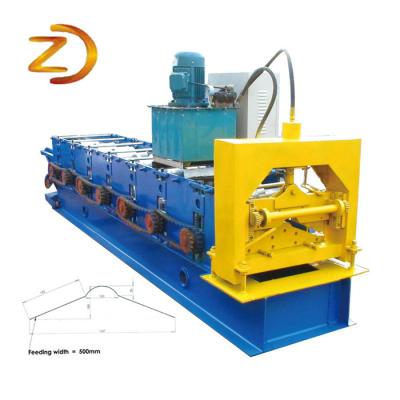 China Building Material Stores JCX Ridge Cap Roll Forming Machine Roof Ridge Tile Making Roll Forming Machine Made In China for sale