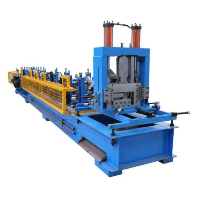 China Construction worksÂ   Full Auto C Z Purlin Heavy Duty Steel Roll Forming Machine C Z Steel Channel Making Machine for sale