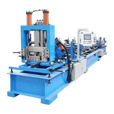 China Construction worksÂ   Full Automatic 80-30MM Steel C purlin roll forming machine C purlin machine C channel machine for sale