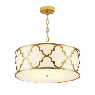 China T050 American exquisite country bedroom lamp simple modern creative dining room chandelier for sale