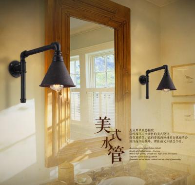 China American Retro Farmhouse Personality Control Rocker Pipe Wall Lamp Aisle Lights Industrial Balcony 9.19-23 for sale