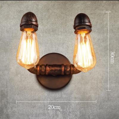 China Exquisite Popular 9.19-26 Loft Industrial Vintage Pipe Wall Lamp With Edison Bulb Wall Lamp for sale