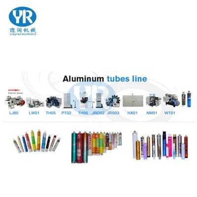 China Medical Aluminum Cosmetic Tubes Making Factory Line Full-Automatic Manufacturer for sale