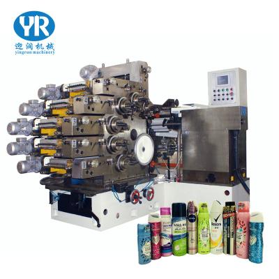 China Food 6 Color Aluminum Aerosol Cans Printing Machine Fully Automatic for sale