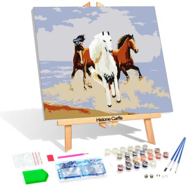 China CLASSIC Custom Promotion Horse Paintings Diamond Painting Kit 5d Diamond Painting for sale