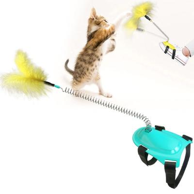 China Factory Price Viable Toys for Funny Plush Toy Funny Toy Cat Stick Pets Interactive Cat Toy for sale