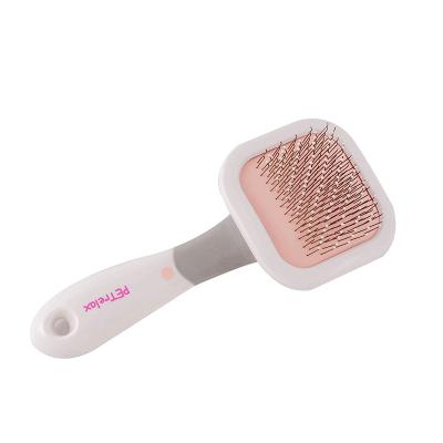 China Pet Stocked Comb 360 Degree Rotating Pet Trimming Comb Beauty Knot Hair Removal Pet Needle Comb for sale