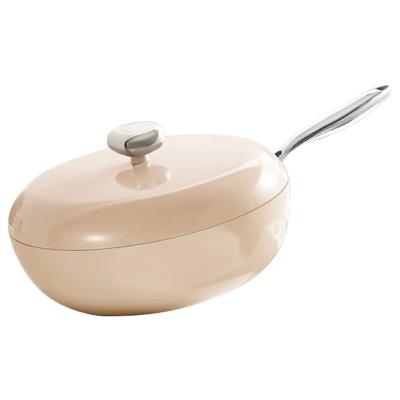 China Stone Wok Non-Stick Cookware Durable High Quality Pebble Like Pan Set Non-Toxic for sale