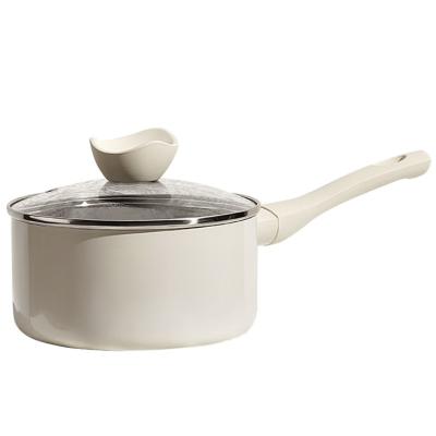 China Velosan Sustainable Newcomer Stainless Steel And Lid Baby Milk Glass Jar All Stove Sauce Pan Different Size for sale