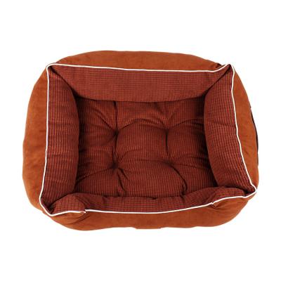 China Popular Customized Cute Washable Luxury Travel Dog Bed House Plush Boat Dog Bed for sale