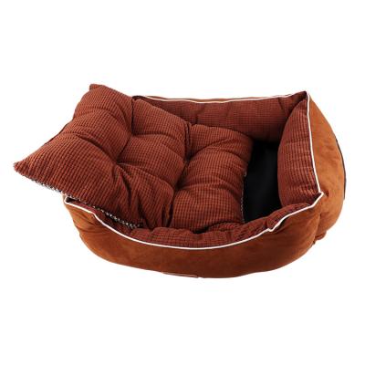 China Wholesale Cheap Travel Dog Beds Deep Sleep Around Luxury Soft Plush Cat Dog Pet Bed for sale