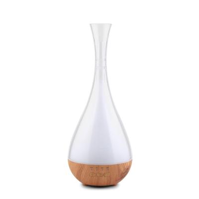 China Car USB Bedroom Oil Aroma Diffuser Quiet Wood Ultrasonic Aroma Therapy Diffuser for sale