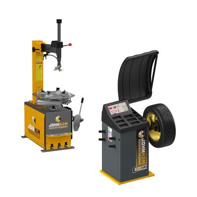 China Cheap price tire changing machine and combined balancer tire changer and wheel balancing machine JTC810+JWB600 for sale