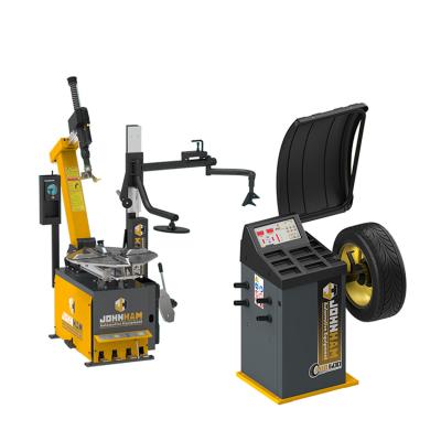 China JTC850+JAR213+JWB600 wheel balancer tire changing machine combined tire changer and wheel balancer for sale