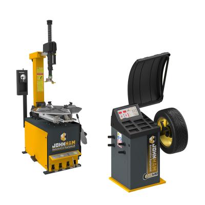 China Hot sale tire changer and wheel balancer car tire changing machine combined wheel balancer JTC850+JWB600 for sale