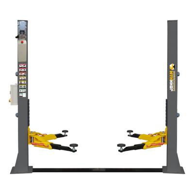 China 2021-4T electric clear garage floor two post car lift with automatic solenoid lock release. 4000KG for sale