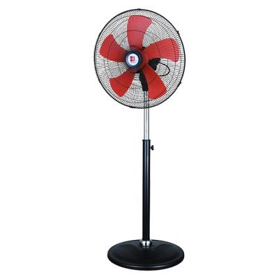 China 18 Inch Multi Colored Low Noise Red Household China Germany Air Cooling Plastic Pedestal Electric Swinging Standing Room Fan for sale