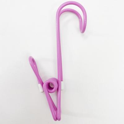 China Behind Doors/On the Walls Wholesale PVC Hanging Clips, Small Storage Hangers, Clothing, Wires, Hooks, Hardware Long Tail Hangers for sale