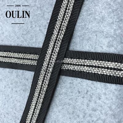 China Sustainable Cotton Band Lace Trim With Ball Chain On Using 4 Tier Ball Chain Can Be Customized for sale