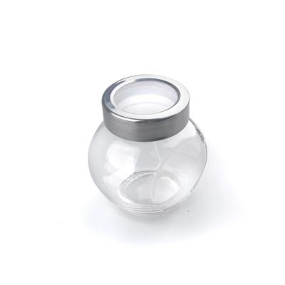 China 180ML Airtight Glass Airtight Storage Jar Spice Tea Bean Candy Tool Storages Jar / Food Storage Jars For Kitchen Canister for sale