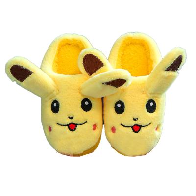 China HOT SLIPPERS Plush Cotton Slippers Anime Plush Shoes Kids Christmas Gifts Plush Toy for sale