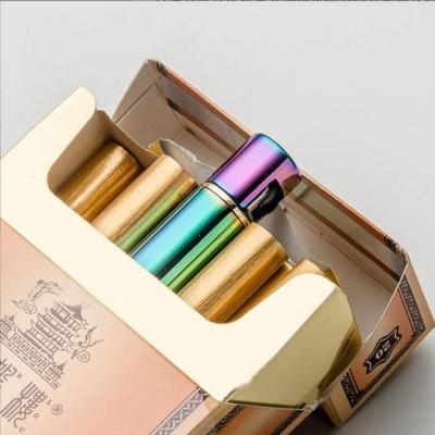 China Windproof Pocket Electric Safety Candle USB Electric Lighter With Safe Button for sale