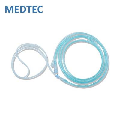 China Clinic Disposable CO2 Oxygen Nasal Cannula With Sampling Line for sale