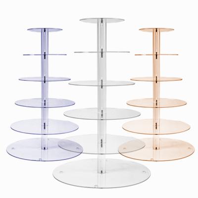 China Fashional Bakery Custom Clear Acrylic Donut Display Stand Donut Holder For Party for sale