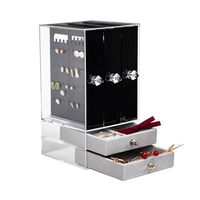 China Morden Jewelry Organizer Box Acrylic Jewelry Box for sale