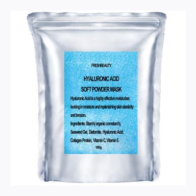 China Compacting Skin Care Beauty Hyaluronic Acid Facial Powder Modeling Face Mask Powder for sale