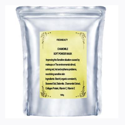 China Settling OEM Organic Chamomile Soft Powder Modeling Mask Powder for sale