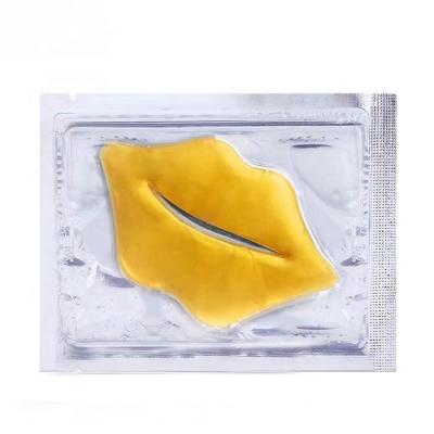 China OEM/ODM Pure 24k Gold Collagen Korea Lip Mask Nourishing Sheet for sale