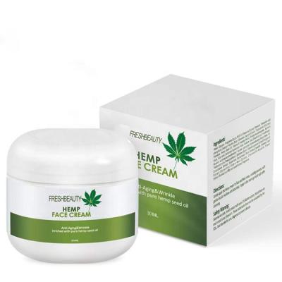 China 100% Natural Hemp Oil Private Label Anti Aging Hemp Cream For Face for sale