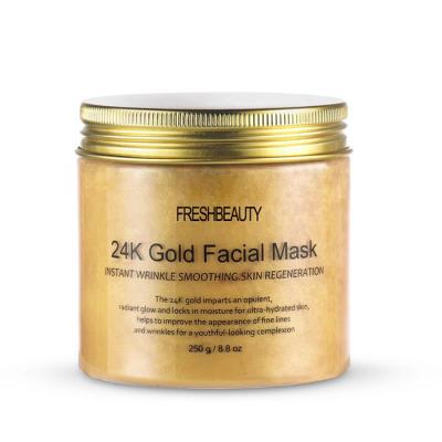 China Anti Aging Anti Wrinkle Treatment Pore Minimizer 24k Gold Facial Face Mask Compacting for sale