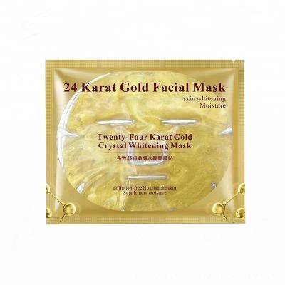 China Popular Anti-Wrinkle Private Label 24 Karat Gold Face Masks for sale