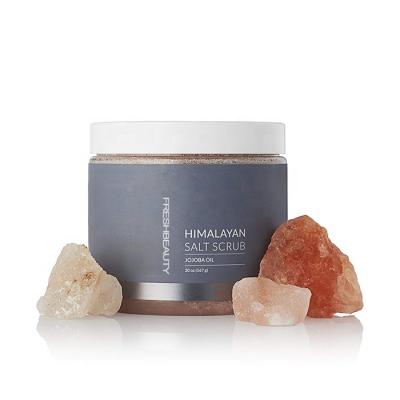 China Exfoliator Private Label Himalayan Salt Body And Face Scrub for sale