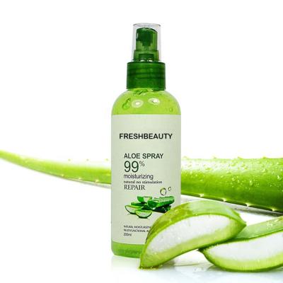 China FRESH Natural Aloe Vera Toner OEM BEAUTY Face Organic Spray for sale