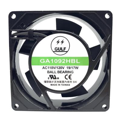 China Building Material Stores Taiwan 92x92x25mm Ball 220V 2 AC Fan for sale