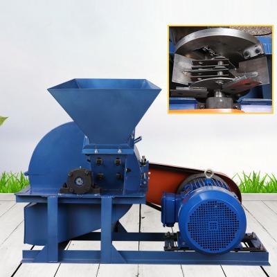 China Mini electric scrap wood shredder hardwood pallet chipper shredder sawdust hammer crusher machine sawdust powder wood pulverizer machine for sale