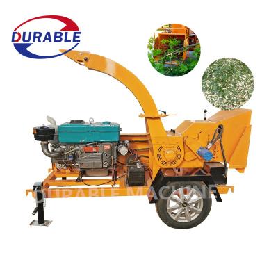 China Easy Operation Capacity Garden Tree Branch Shredders Gasoline Diesel Engine Self-Feeding Fast Chipper Wood Chipper for sale