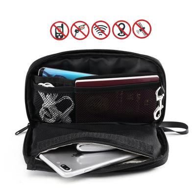 China Amazon Multi-Function Mobile Phone 7in Anti-spy Anti-degaussing Anti-radiation Bag With Zipper Signal Shielding Bag Antimagnetic Anti-thef Anti-site for sale